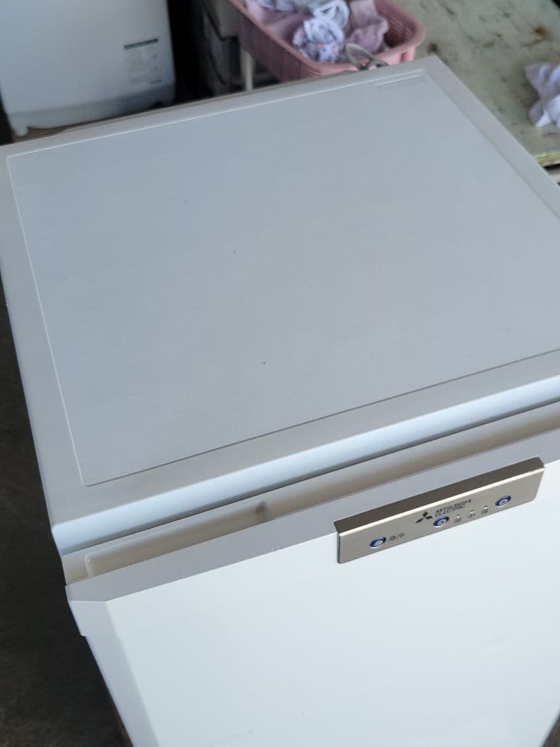 【高年式】三菱 1ドア冷凍庫 MF-U12G-W 121L 22年製 ホワイト