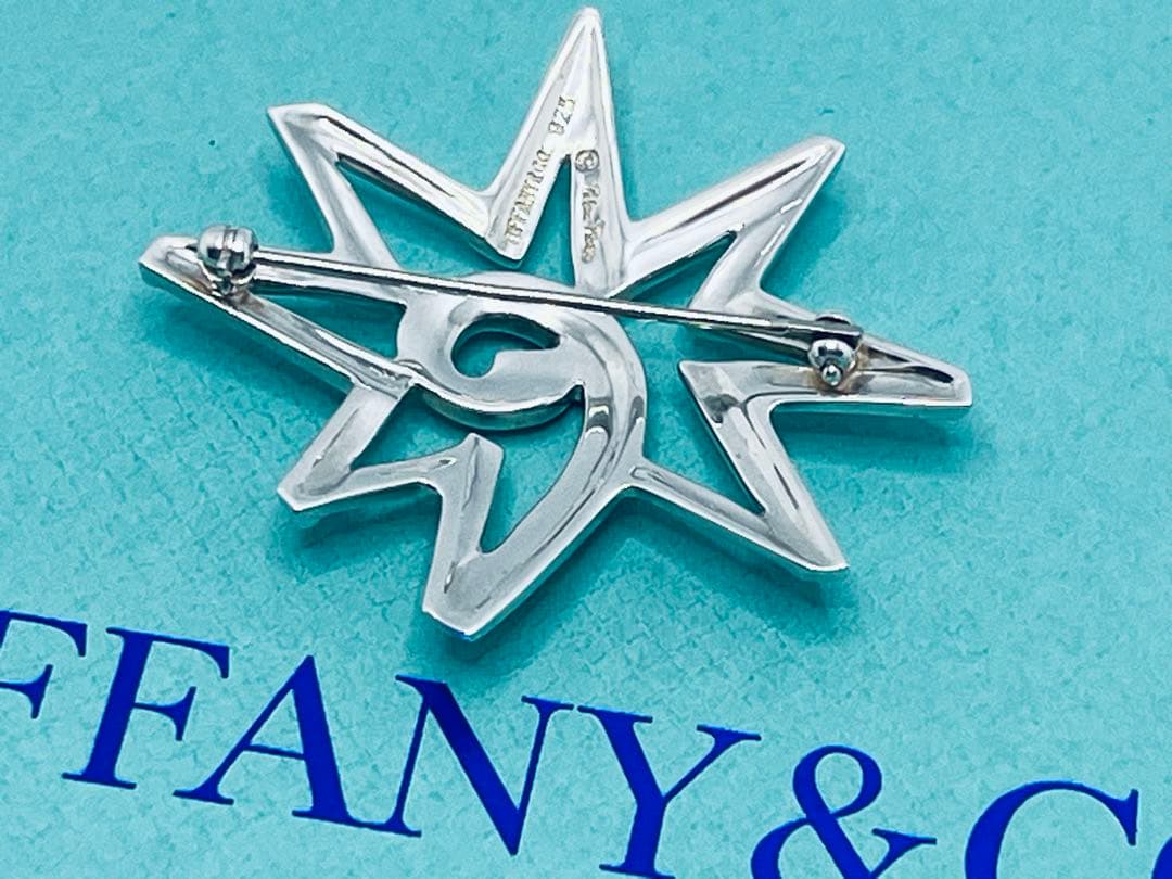c796 美品　ティファニー　パロマピカソ　スター　ブローチ　シルバー　925