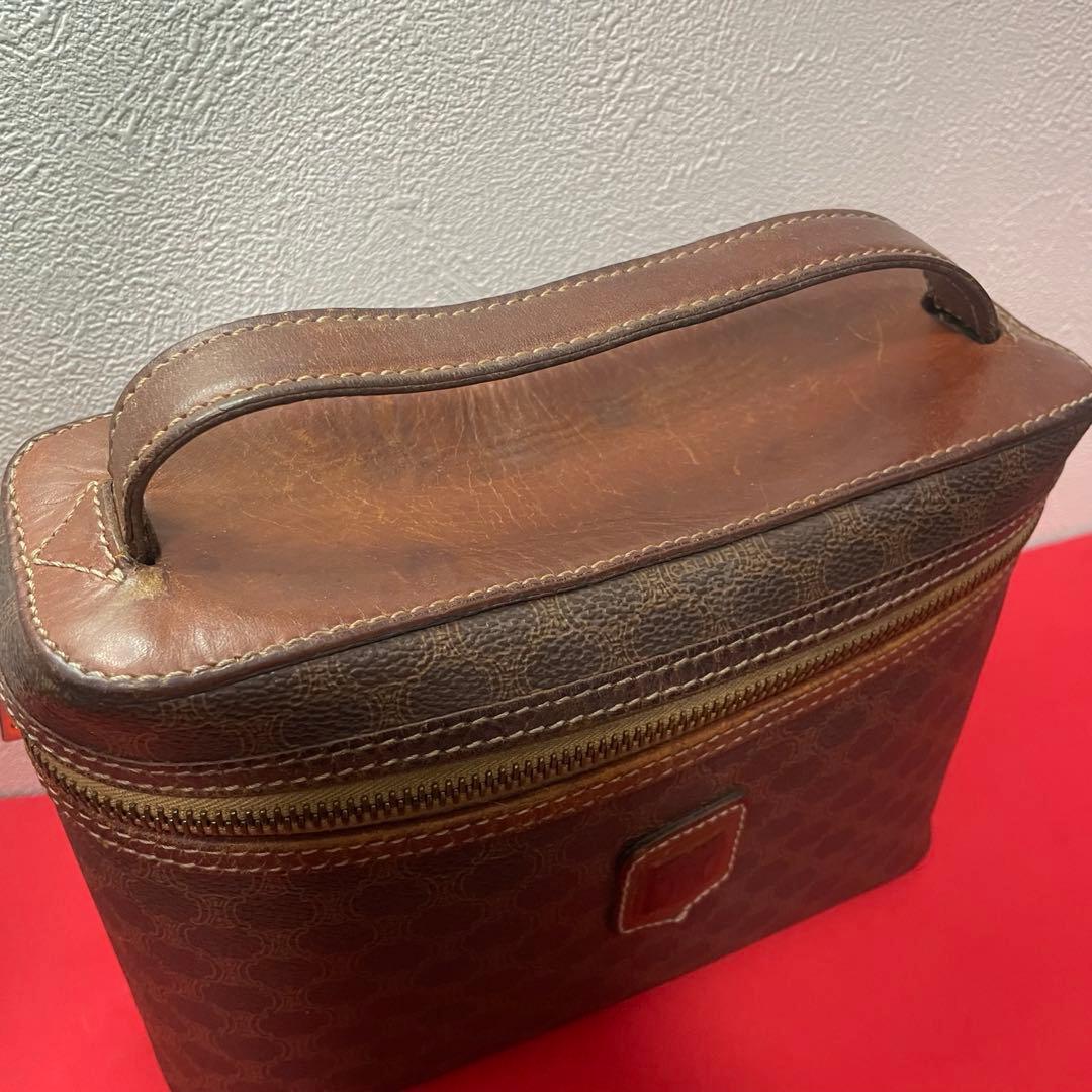 【CELINE 】バニティバッグ ハンドバッグ【マカダム柄】