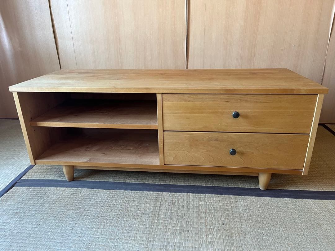 【週末値下げ】MOMO NATURAL モモナチュラル　テレビボード1200