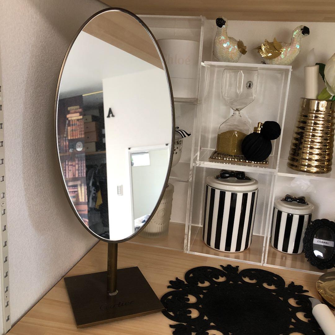 非売品　Cartier スタンド鏡