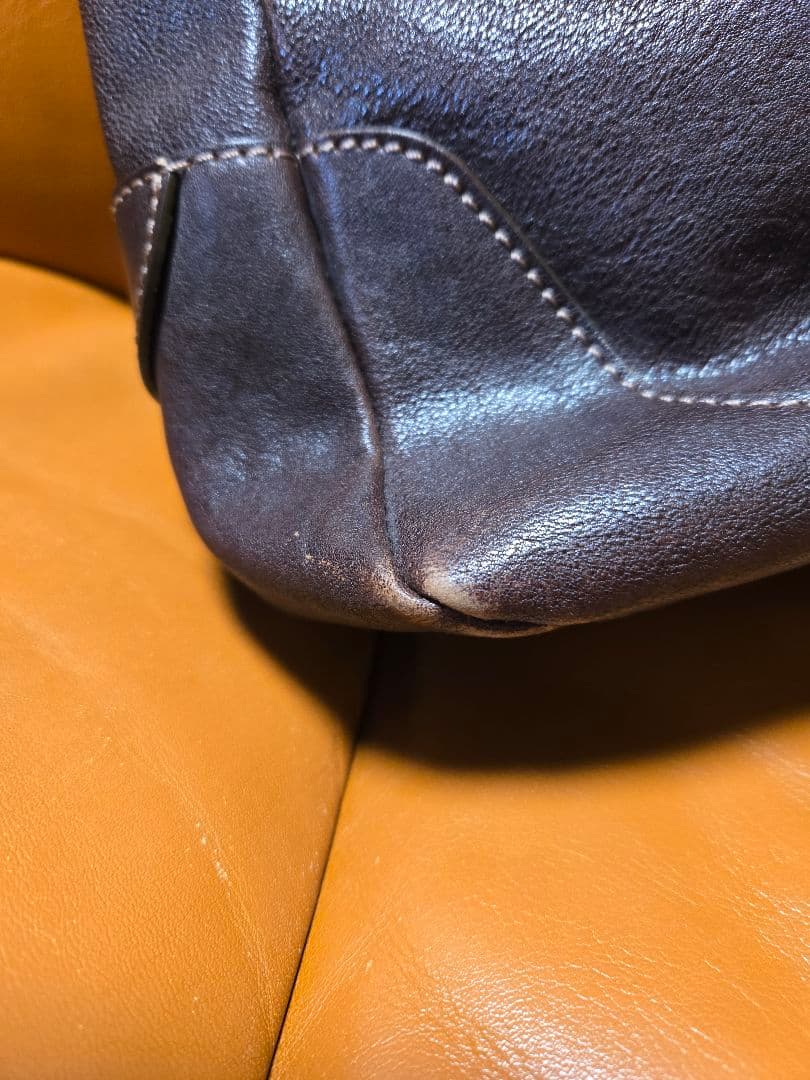 土屋鞄製造所　土屋鞄　アジール　キャリア　ブリーフケース　こげ茶