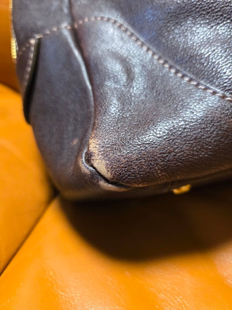 土屋鞄製造所　土屋鞄　アジール　キャリア　ブリーフケース　こげ茶