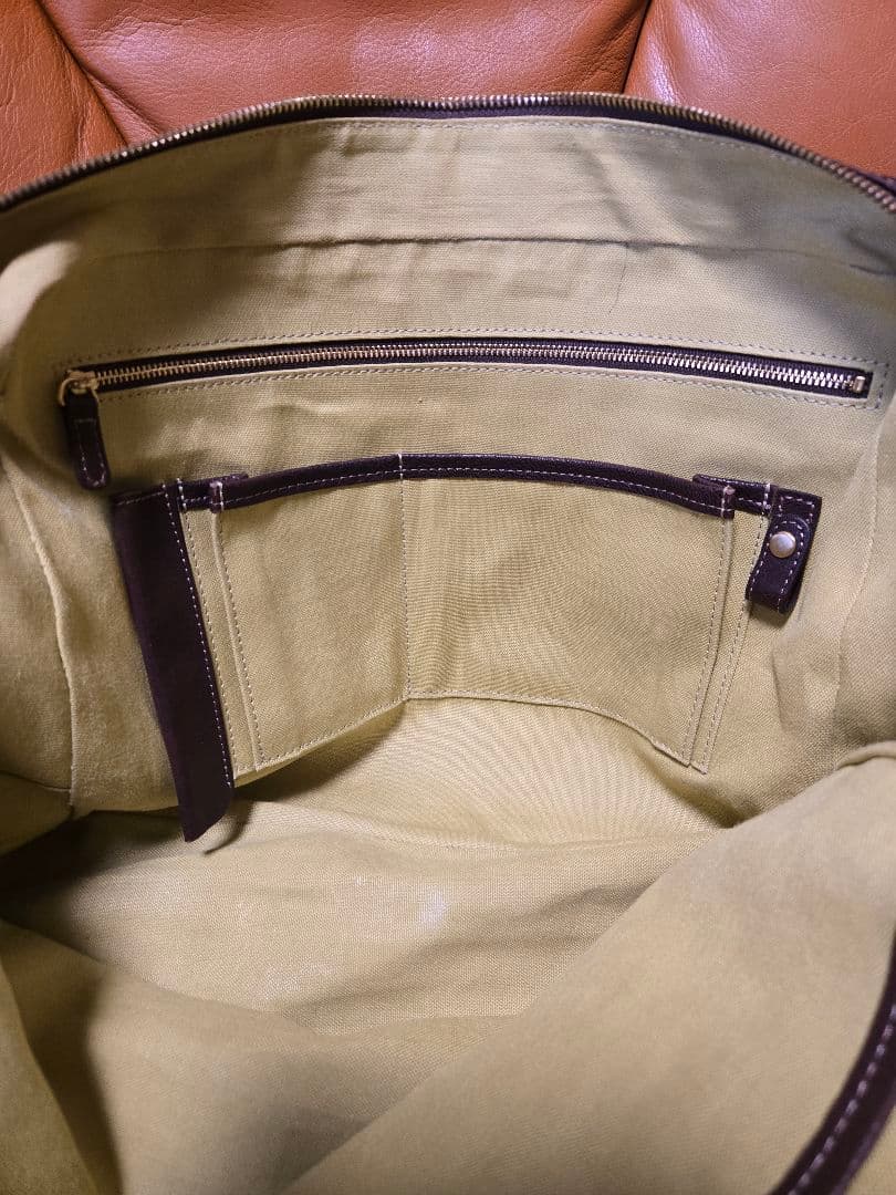 土屋鞄製造所　土屋鞄　アジール　キャリア　ブリーフケース　こげ茶