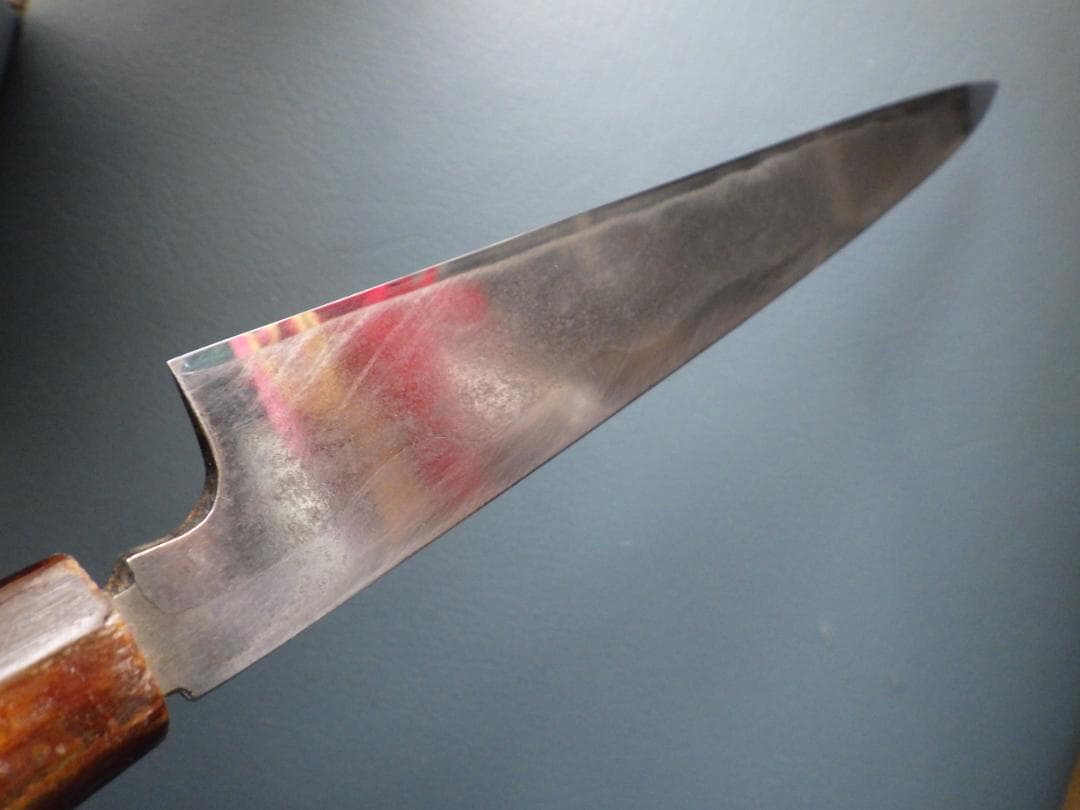 で*ん様 東京/久元作★柳刃包丁尺寸290ｍｍマチ/水牛八角柄★手研ぎ済み★12