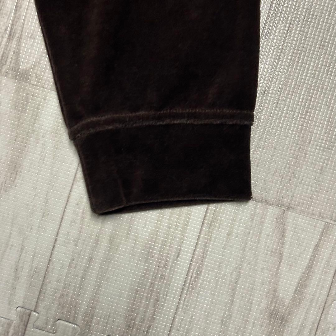 希少 アルマーニ コレツィオーニ ハーフジップ プルオーバー ベロアジャケット