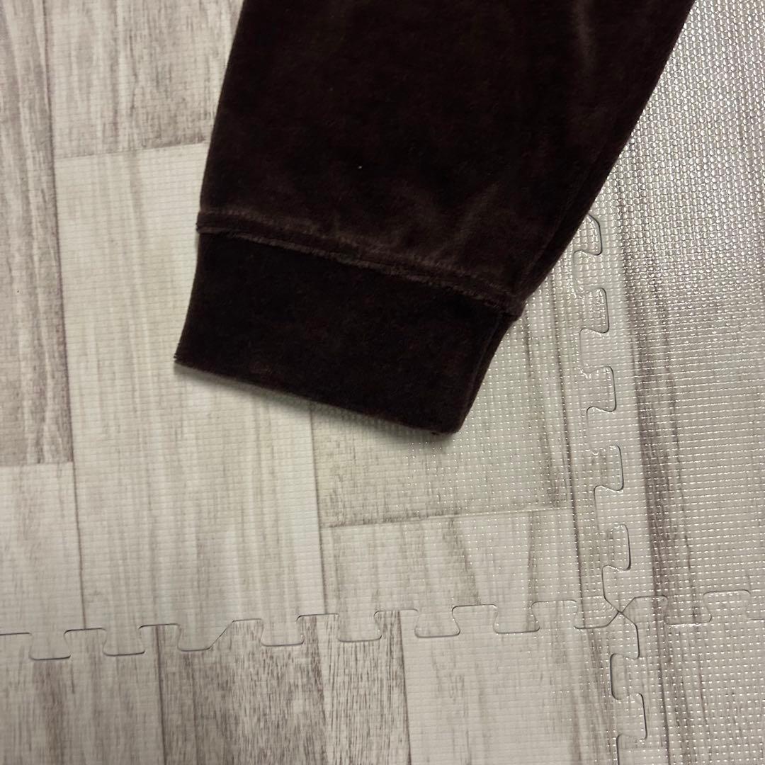 希少 アルマーニ コレツィオーニ ハーフジップ プルオーバー ベロアジャケット