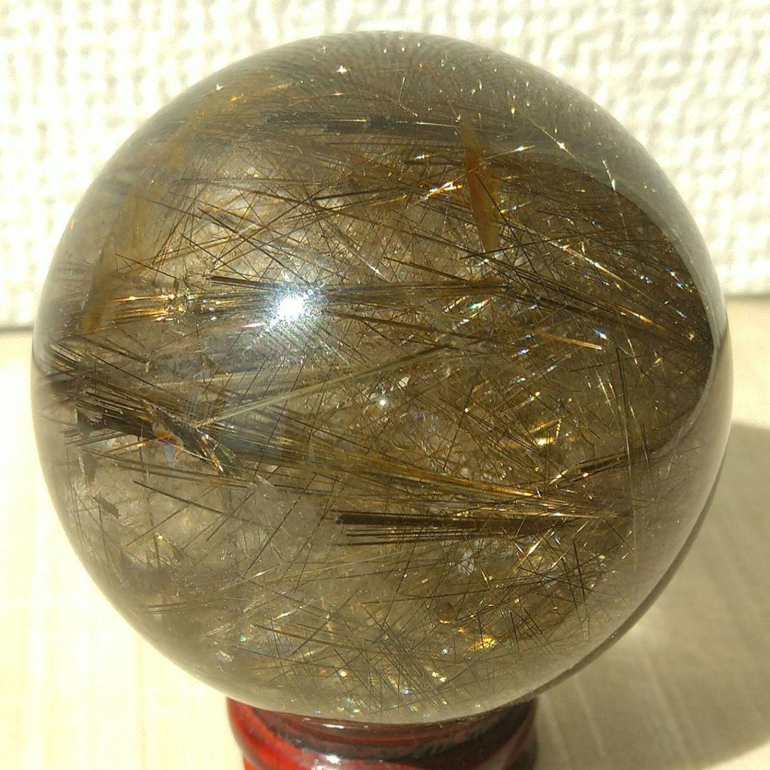 値下げＥ-24【 超高品質 別格品 シルバールチル】丸玉 57㎜玉 272グラム