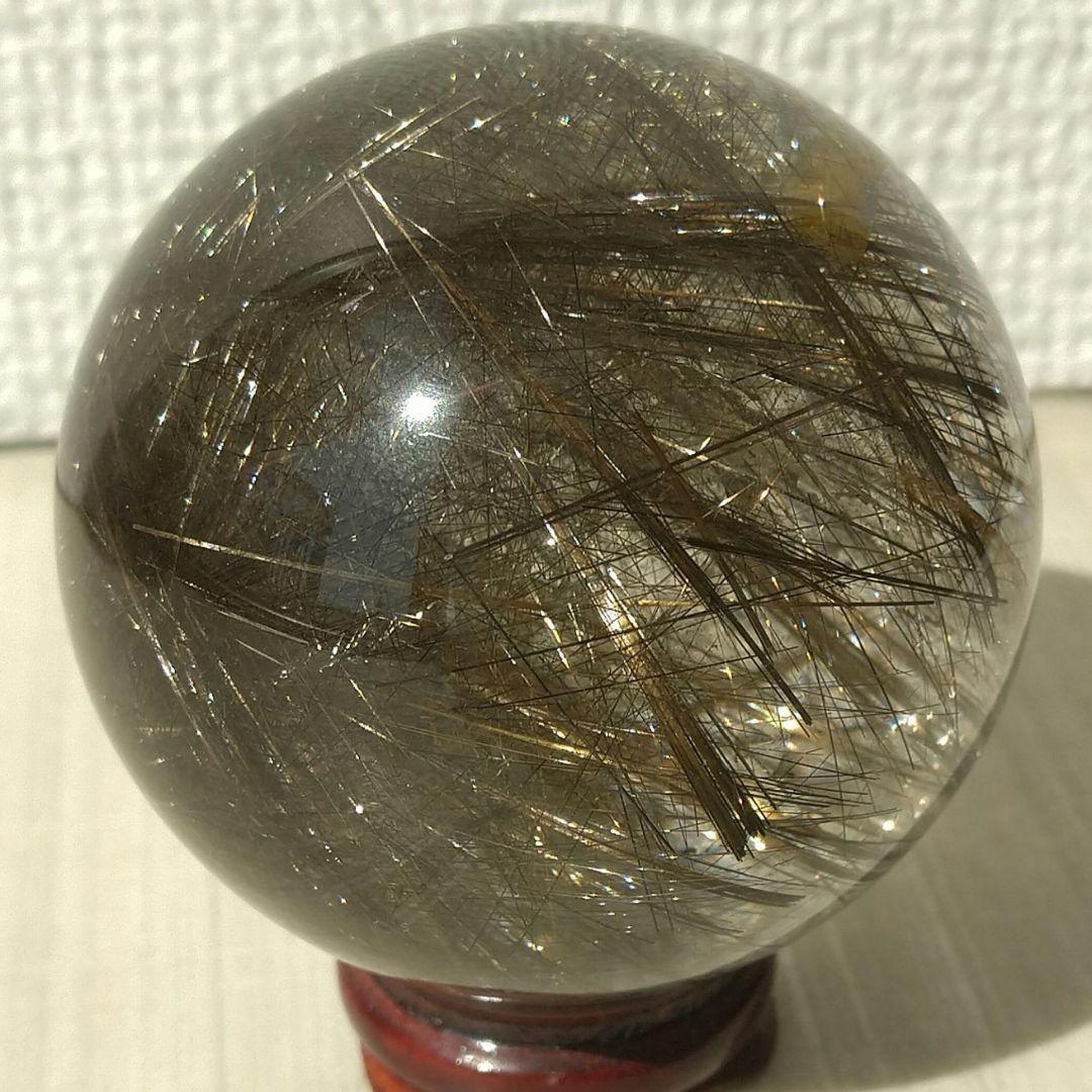 値下げＥ-24【 超高品質 別格品 シルバールチル】丸玉 57㎜玉 272グラム