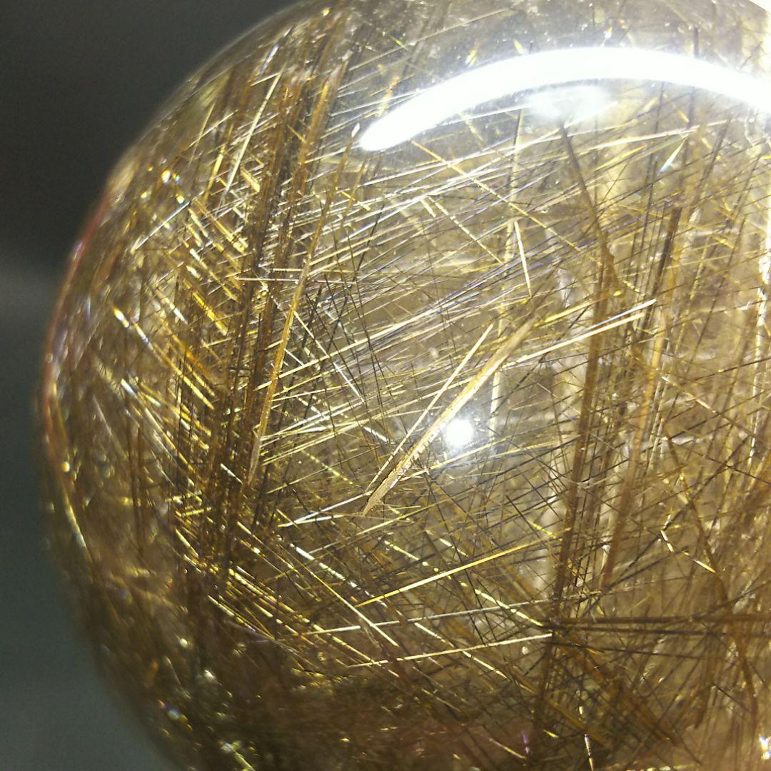 値下げＥ-24【 超高品質 別格品 シルバールチル】丸玉 57㎜玉 272グラム