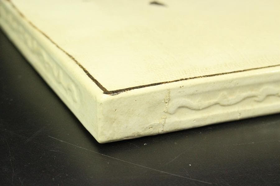 茶道具 織部 敷瓦(ZE723)