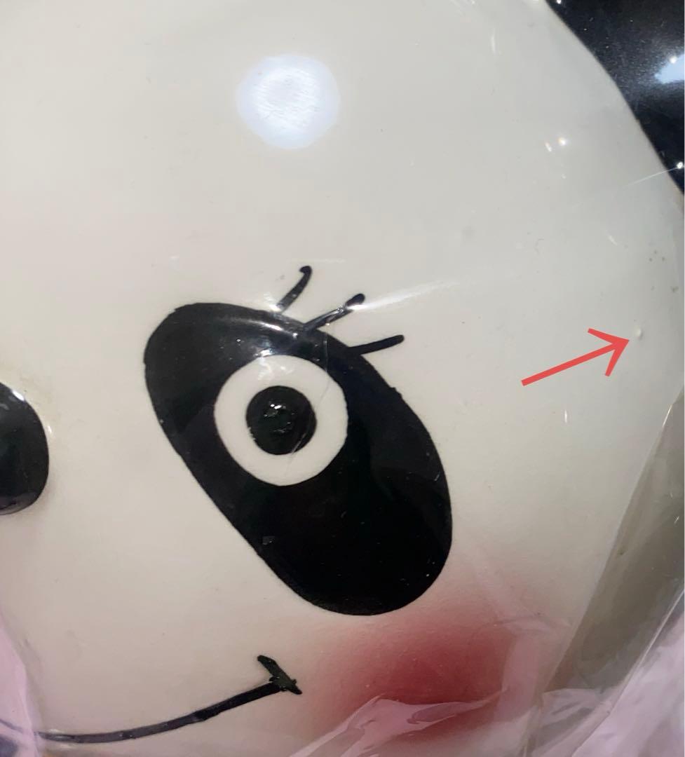 昭和レトロ RUNE パンダ 置物 陶器製 貯金箱 内藤ルネ