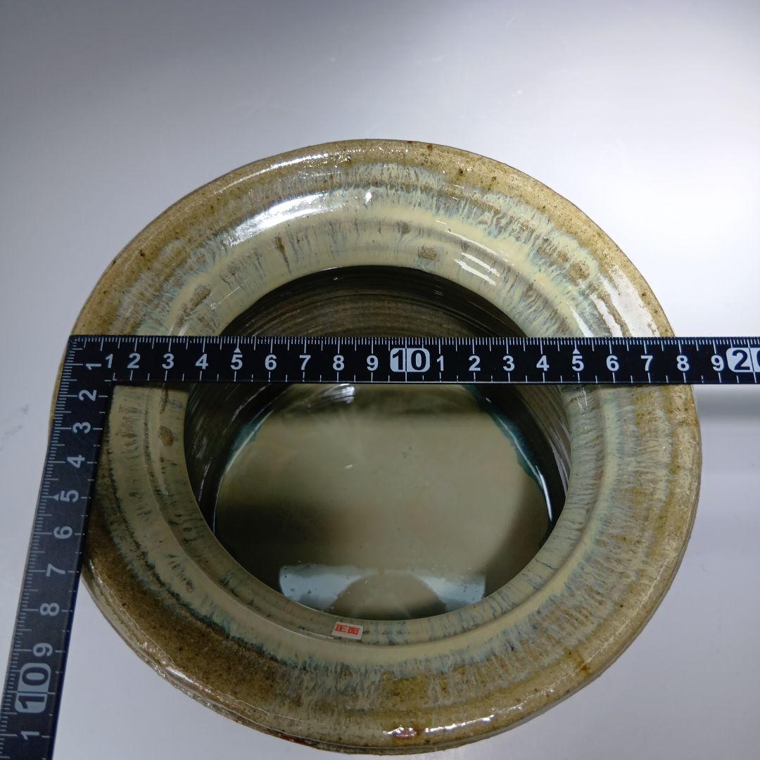 茶道具　徳澤守俊造　朝鮮唐津水指　 共箱　未使用品　美品