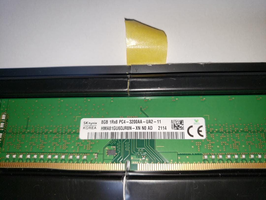 SK hynix 8GB DDR4 3200MHz メモリー 2枚セット