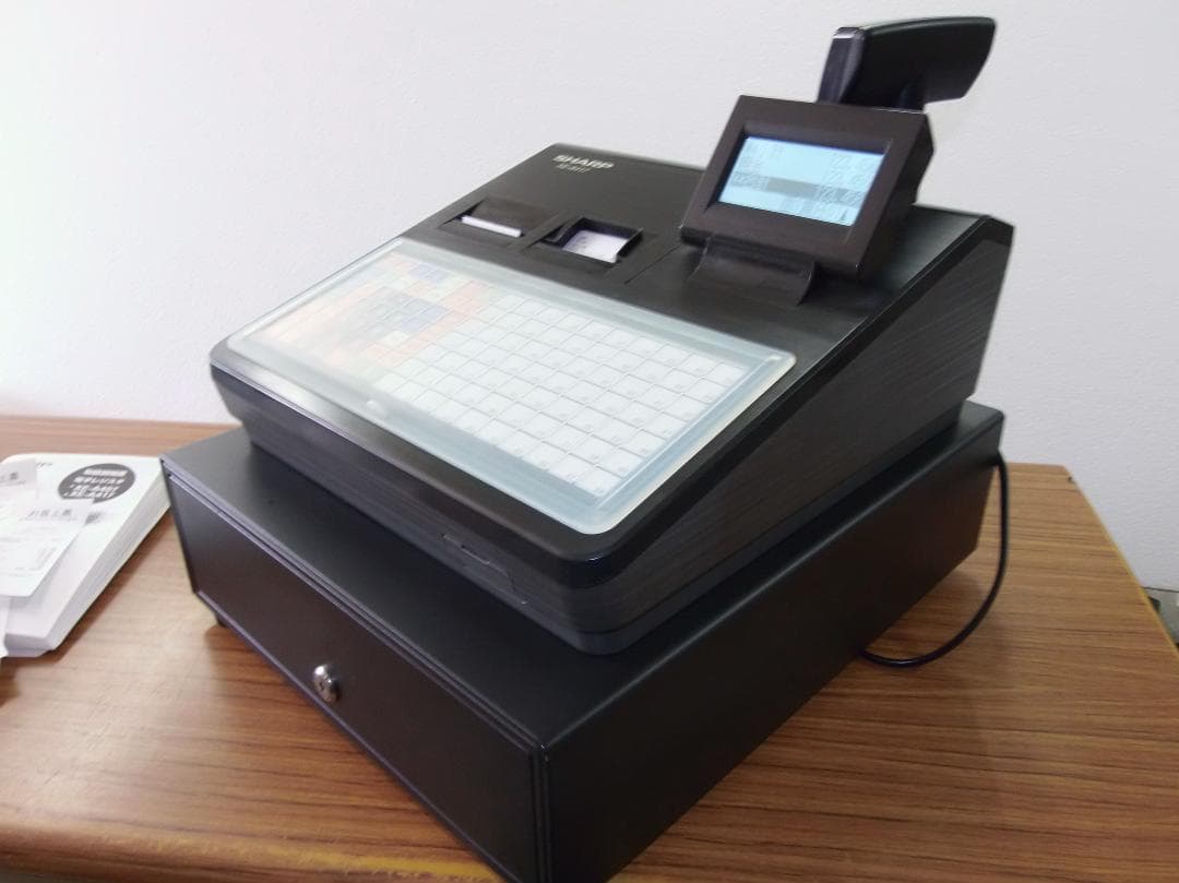 店名設定無料 SHARP XE-A417B レジスター 70タッチ 250802