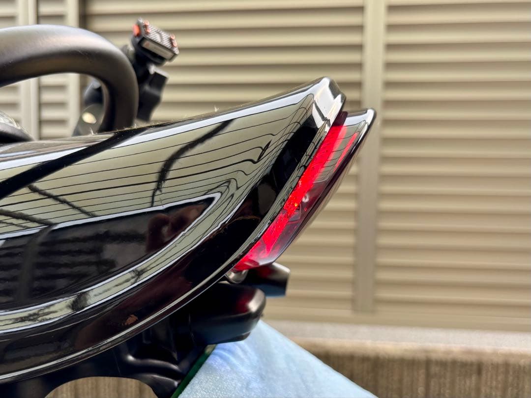 延長カラー付き！ 定番カラーダークレッドZ900RS テールランプ アワビテール