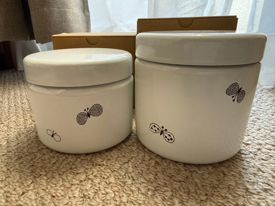 ミナペルホネン野田琺瑯choucho TUTU新品SとMセットでお箱付き