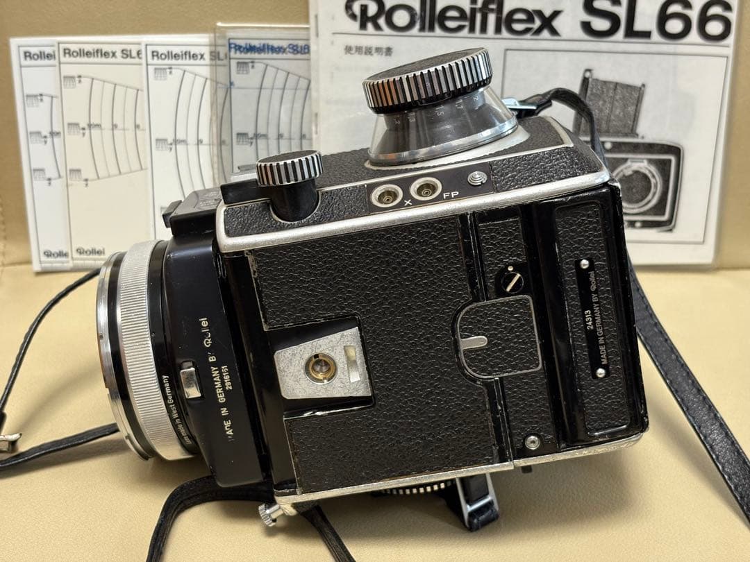 美品Rolleiflex SL66 中判カメラ Planar 80mm f2.8