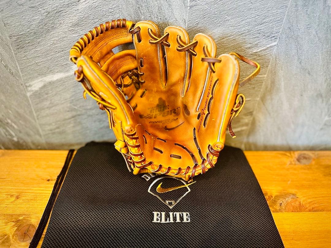 美品 NIKE ナイキ 硬式 内野手用グラブ キップレザー 超希少品 極上品