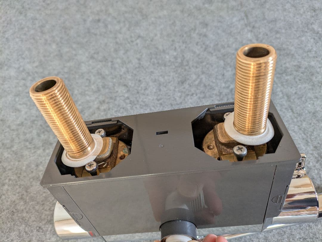 KVK 浴室用水栓 デッキ形サーモスタット式