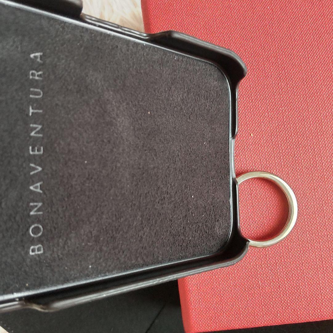 極美品✨BONAVENTURA iPhone 16 ハンドル付き 青 バイカラー