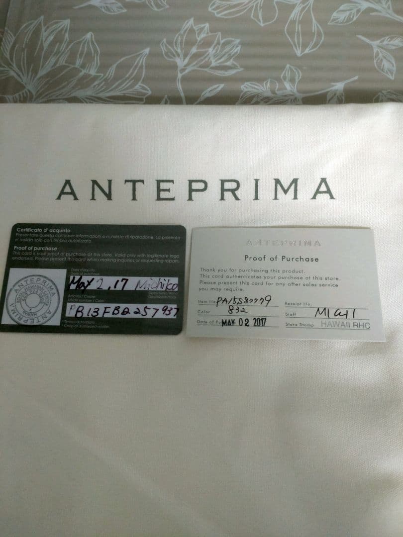 ちぃ　Anteprima ハワイ限定完売品 ワイヤーバッグ（チャーム付き）