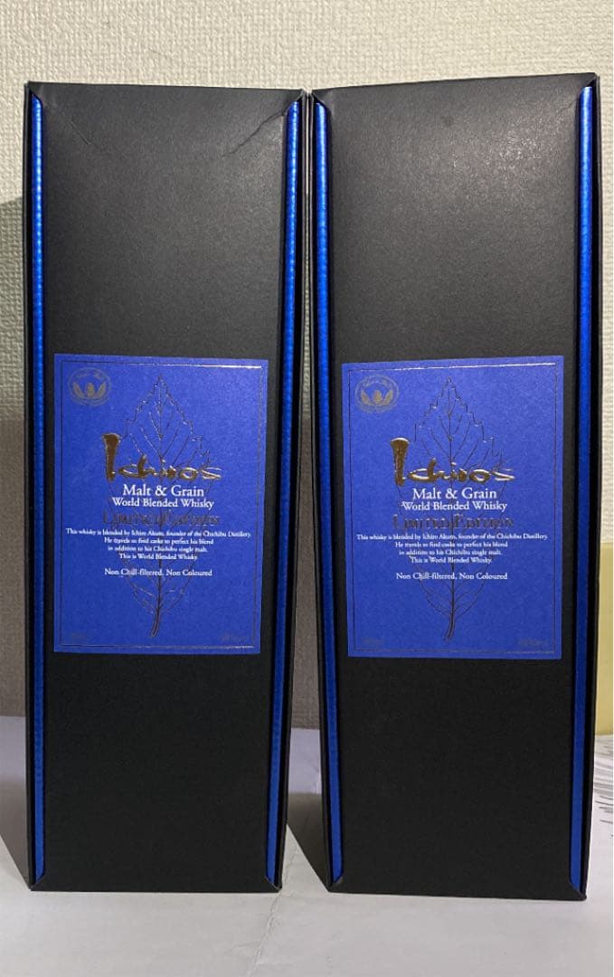 【未開封】イチローズモルトグレーンリミテッドエディション　旧ラベル2本セット