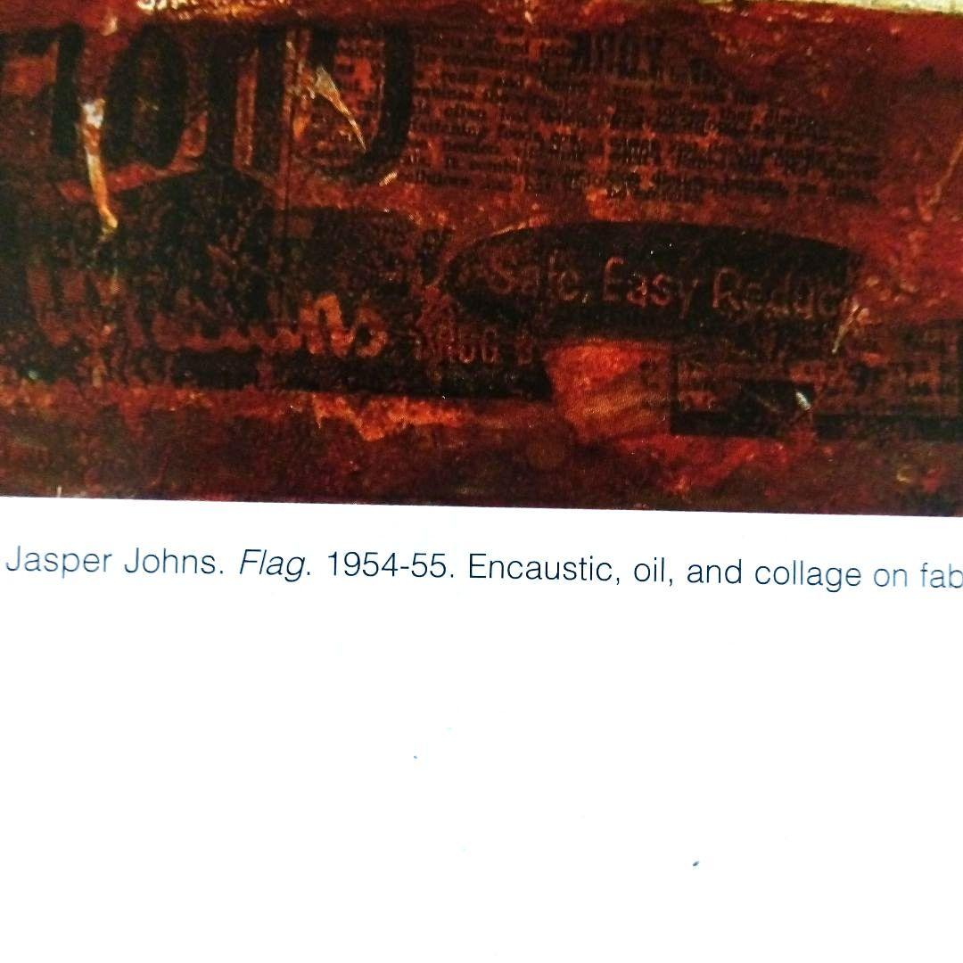 ✫レトロポップ✫ジャスパー・ジョーンズ✫ポスター「スリーフラッグス」希少・美品♡