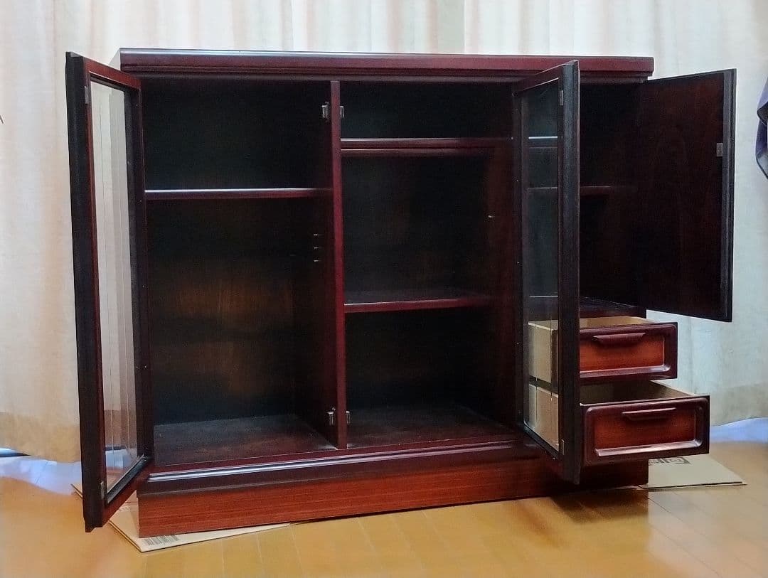 処分値下 武富家具 木製キャビネット