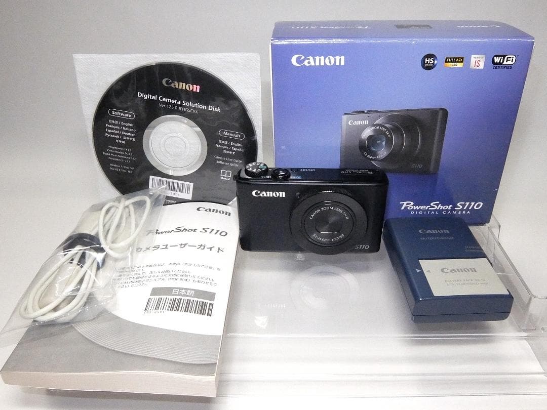 Canon powershot S110 　美品　ストロボ不具合あり 週末セール