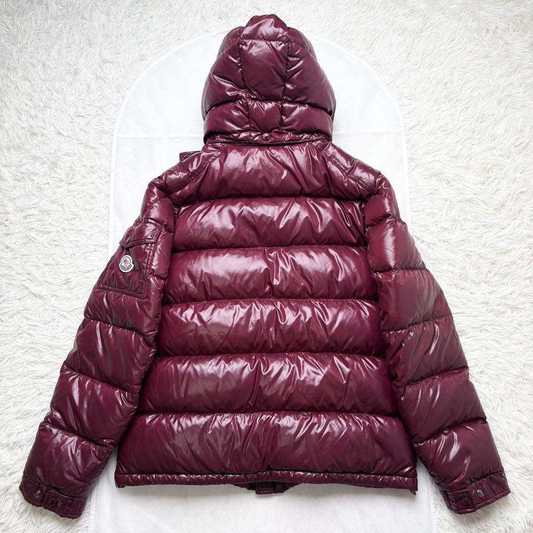 モンクレール ダウンジャケット MAYA 希少サイズ4 フード ロゴワッペン