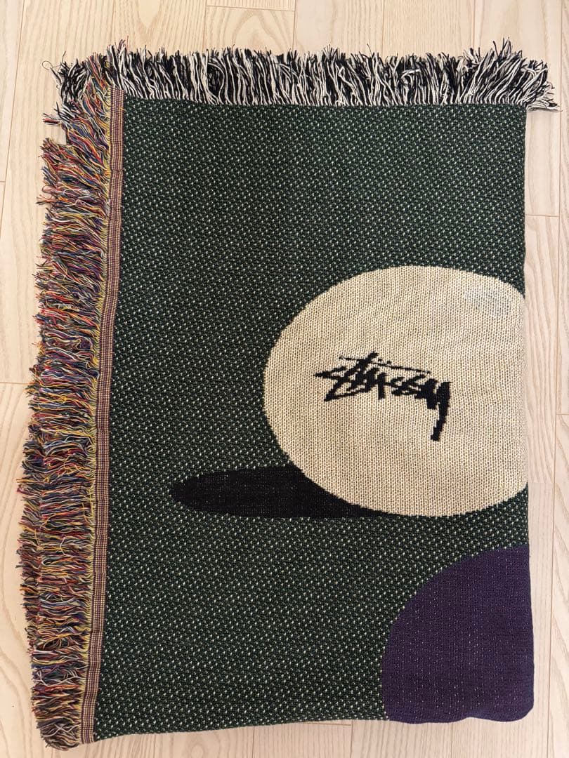 STUSSY ビリヤードボールデザインラグ／ブランケット