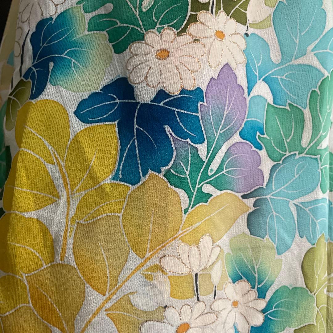 着物リメイク　ドレスワンピース④