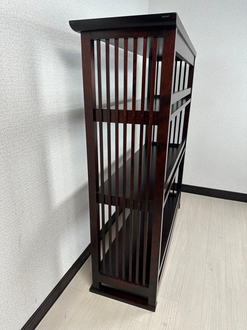 北海道民芸家具 重ね書棚 90cm 本棚 シェルフ ラック 樺材 ※i4-2