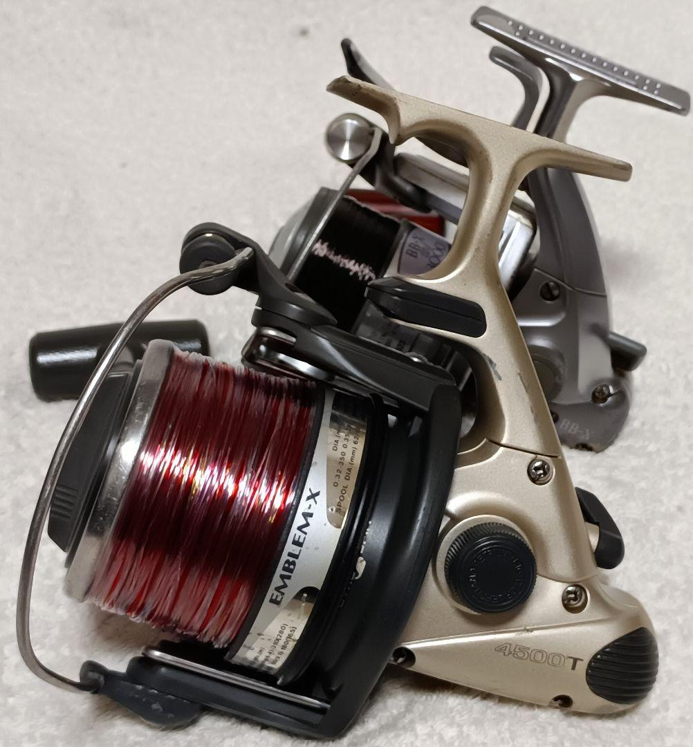 シマノBB-X3000EVレバーブレーキリール&ダイワエンブレムX4500T
