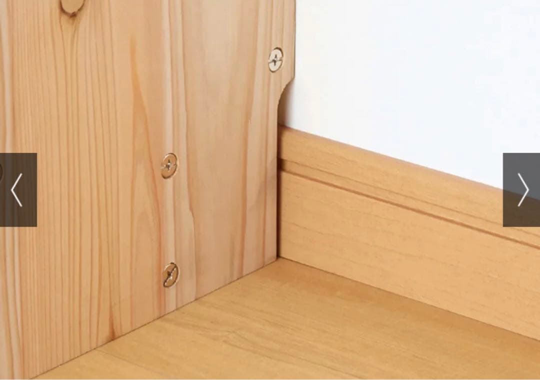 まおぽん様　国産杉 薄型頑丈タワーシェルフ 幅120cm高さ89.5cm