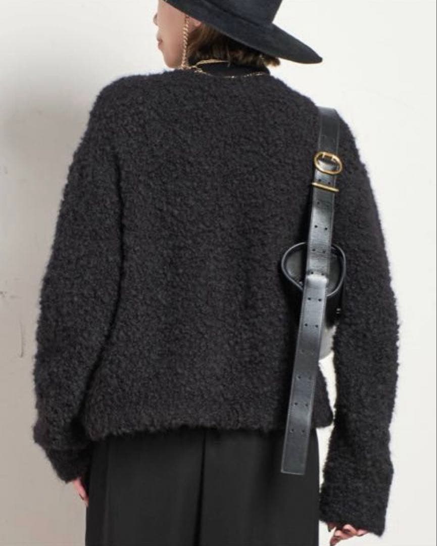 新品タグ付きAP STUDIO ニットジャケット