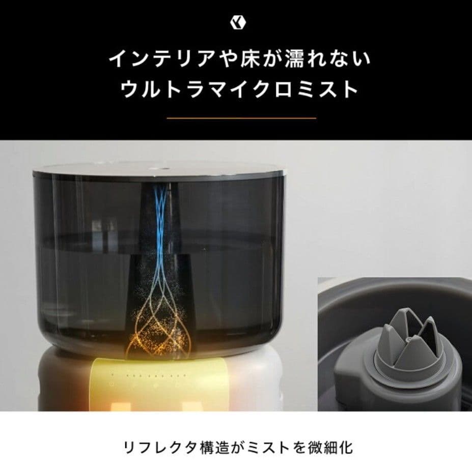 加湿器 STEM 500H cado カドー 超音波式と加熱式