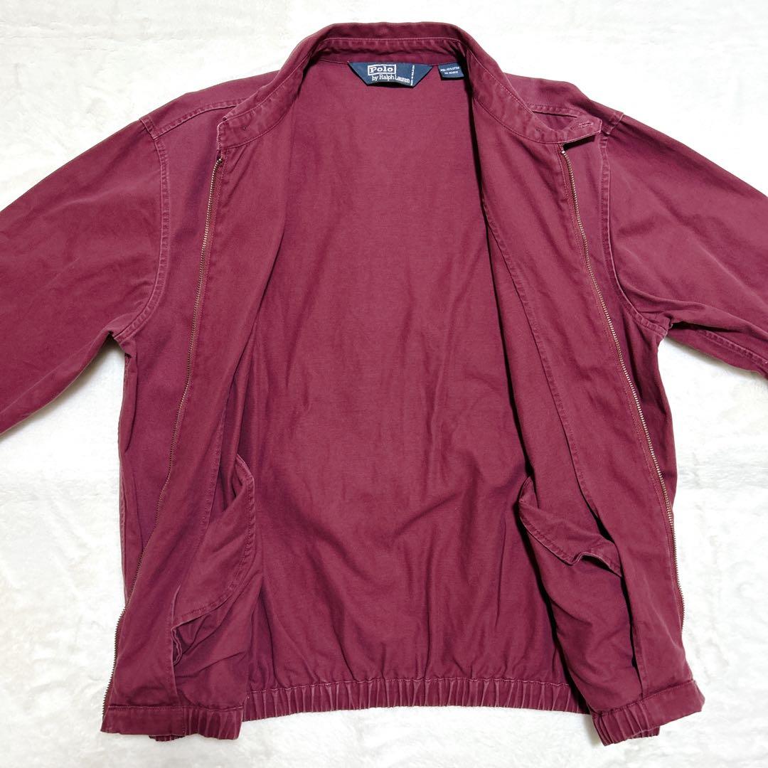 ニ*ト様 レアカラー✨ ラルフローレン スイングトップ バーガンディ 90s 三