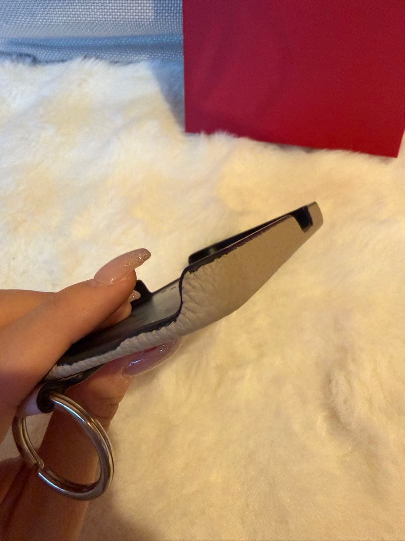 ボナベンチュラ ストラップ付きケース ベージュiPhone14