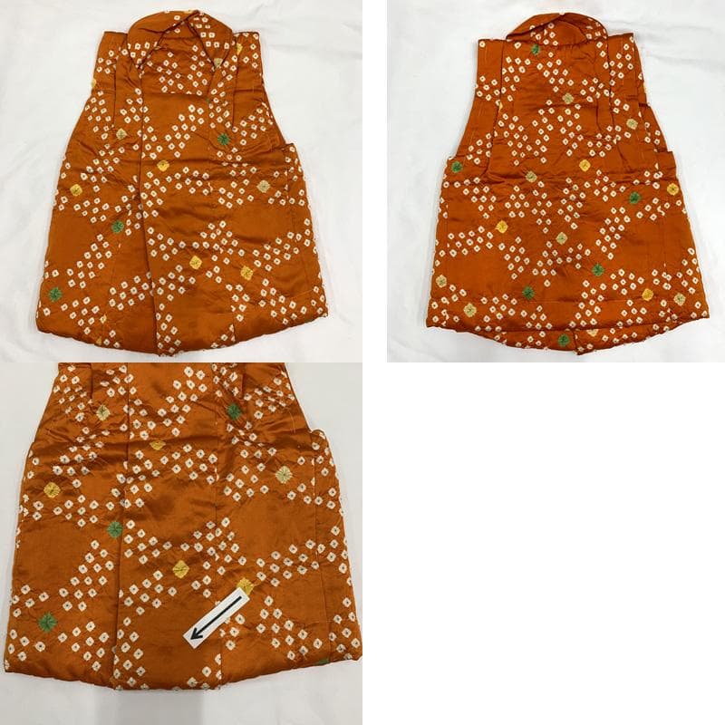 511ag69□七五三 三歳 女児 セミアンティーク 着物&被布&長襦袢□