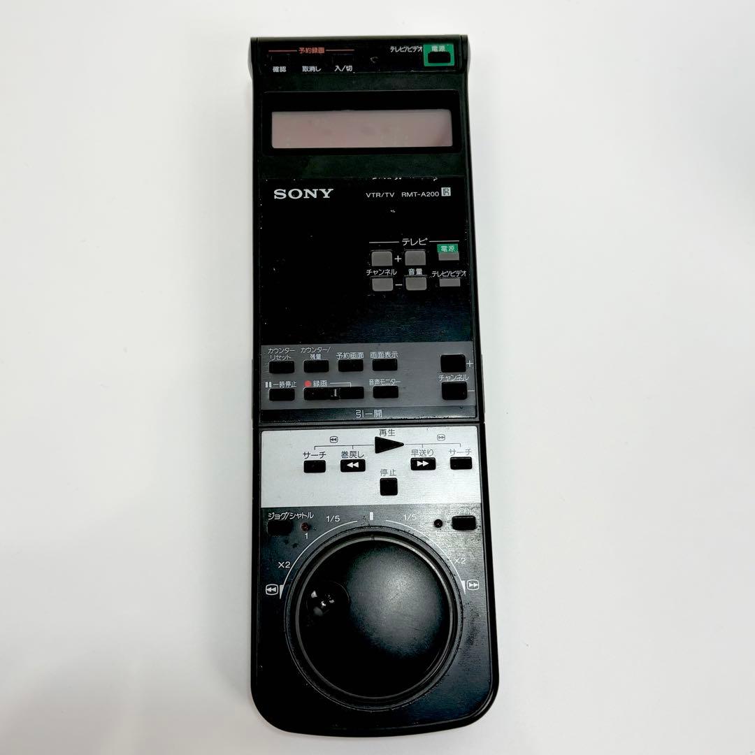 SONY SL-200D ベータデッキ 再生確認済 リモコン付き