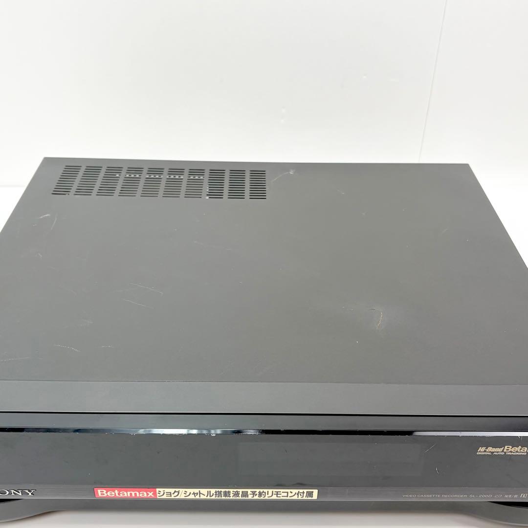 SONY SL-200D ベータデッキ 再生確認済 リモコン付き