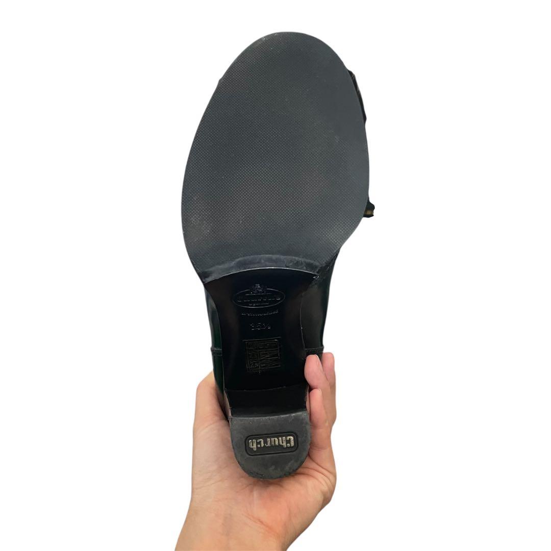 church's サイドゴア　ヒール　ショートブーツ22.5 定価11万秋冬に○