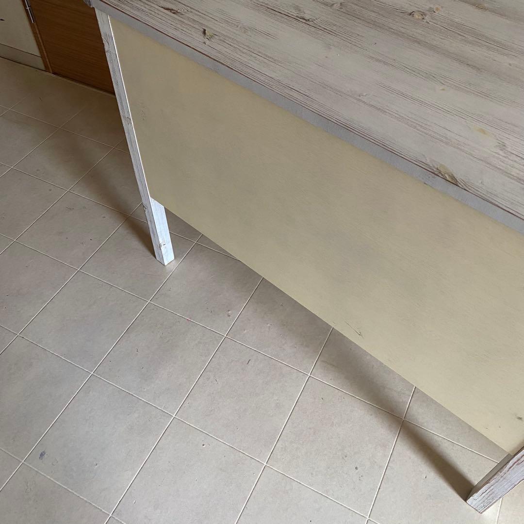 jon living 北欧　シャビーシック　片袖デスク　デスク　机　ドレッサー