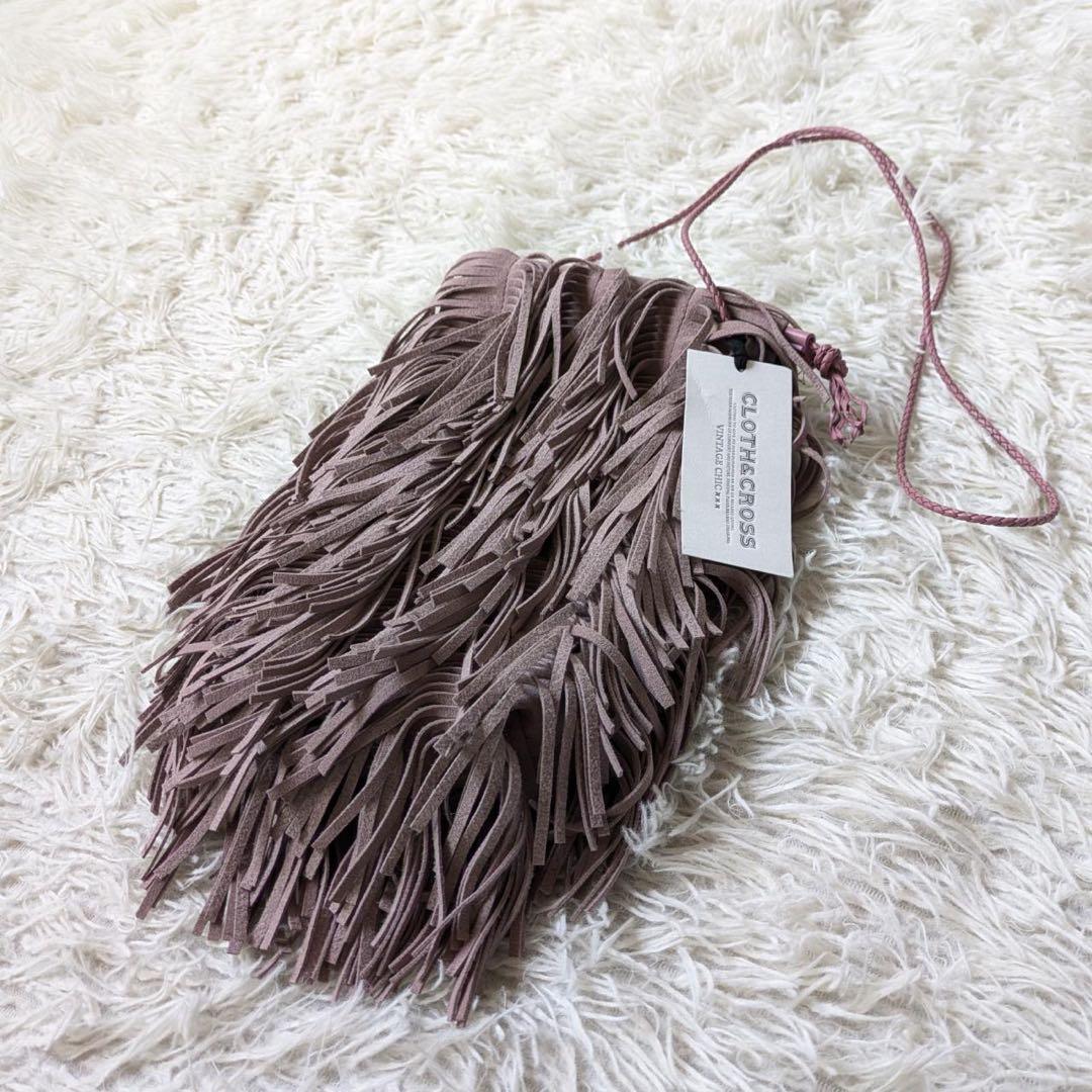 Cloth&Cross×MARY AL TERNA フリンジショルダーポーチ