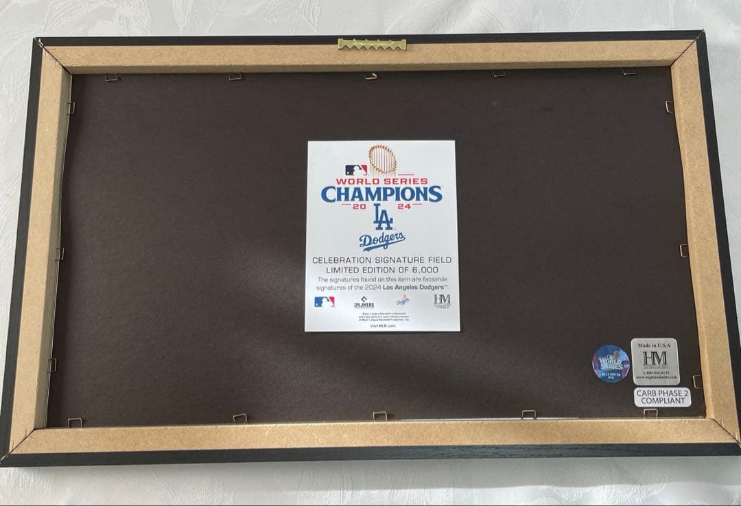 MLB ドジャース ワールドシリーズ 優勝記念 シグネチャーセレブレーション