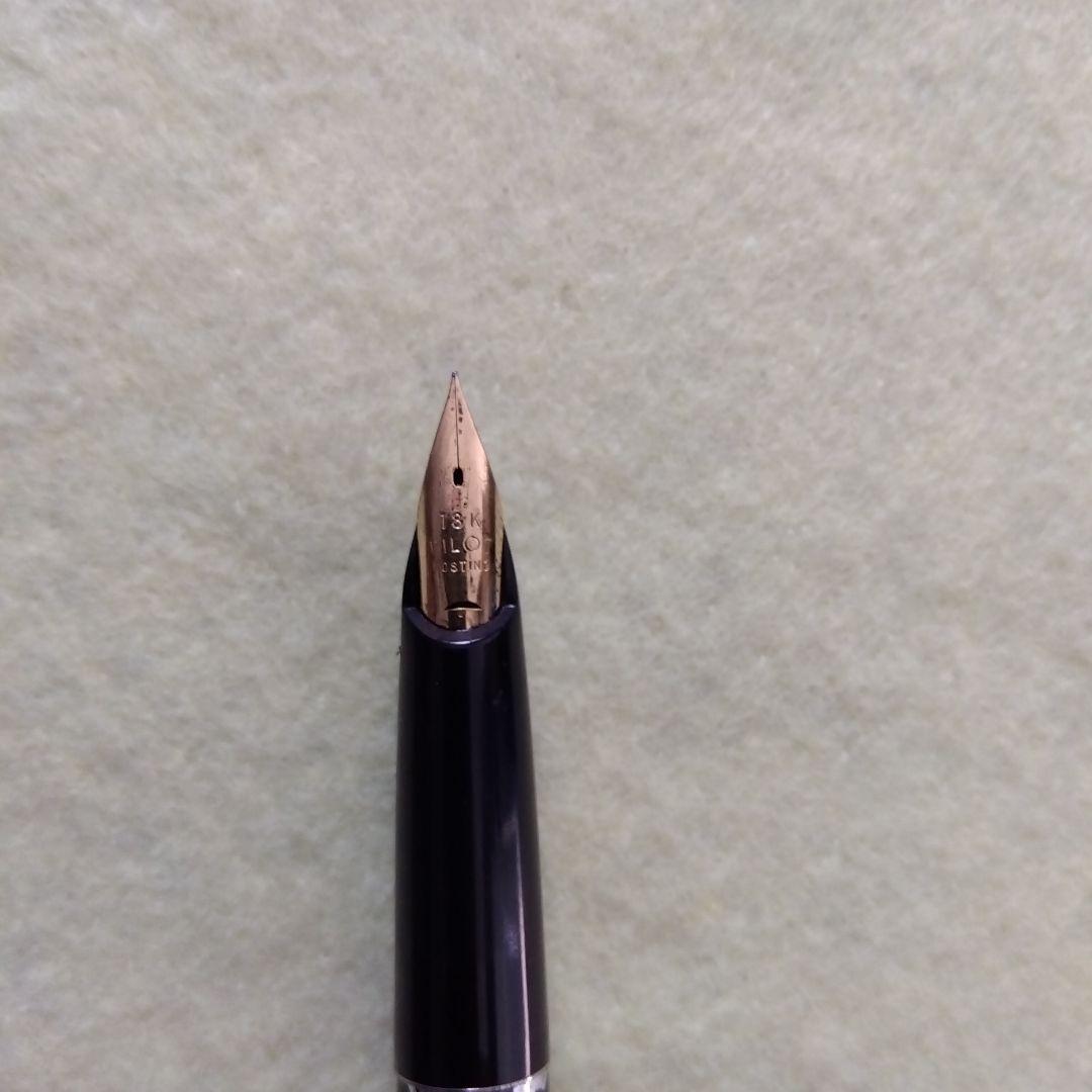 パイロット万年筆エリート　ペン先18K　純正インクカートリッジ付