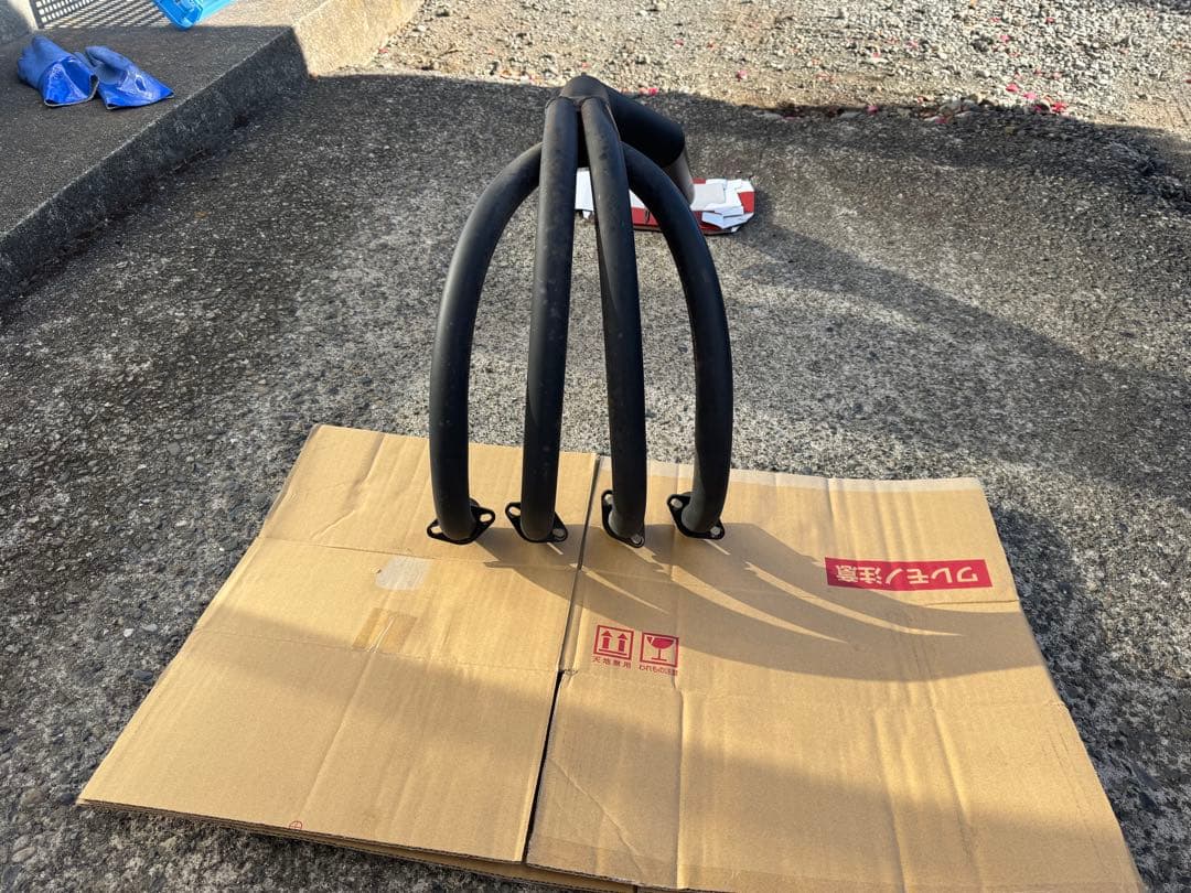 カワサキ ゼファー χ ショート管 70Φ 手曲げ風 MADMAX