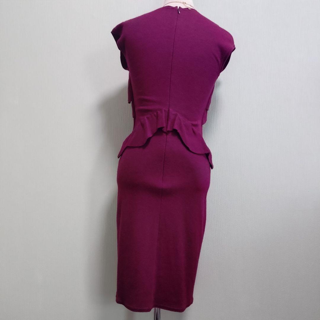 FENDI フリースウール100％ フリルワンピース